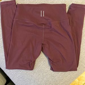 Deep purple/wine colored 7/8 leggings
